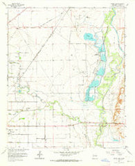 Bitter Lake New Mexico Historical topographic map, 1:24000 scale, 7.5 X 7.5 Minute, Year 1962