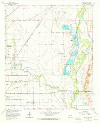 Bitter Lake New Mexico Historical topographic map, 1:24000 scale, 7.5 X 7.5 Minute, Year 1962