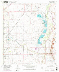 Bitter Lake New Mexico Historical topographic map, 1:24000 scale, 7.5 X 7.5 Minute, Year 1962