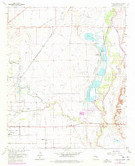 Bitter Lake New Mexico Historical topographic map, 1:24000 scale, 7.5 X 7.5 Minute, Year 1962