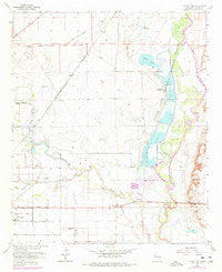 Bitter Lake New Mexico Historical topographic map, 1:24000 scale, 7.5 X 7.5 Minute, Year 1962