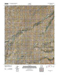Bitter Creek New Mexico Historical topographic map, 1:24000 scale, 7.5 X 7.5 Minute, Year 2010