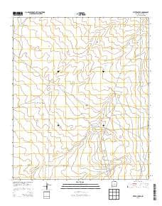Bitter Creek New Mexico Historical topographic map, 1:24000 scale, 7.5 X 7.5 Minute, Year 2013