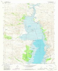 Black Bluffs New Mexico Historical topographic map, 1:24000 scale, 7.5 X 7.5 Minute, Year 1961