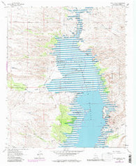 Black Bluffs New Mexico Historical topographic map, 1:24000 scale, 7.5 X 7.5 Minute, Year 1961