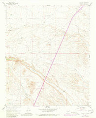 Black Hill New Mexico Historical topographic map, 1:24000 scale, 7.5 X 7.5 Minute, Year 1961