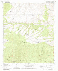Black Mountain New Mexico Historical topographic map, 1:24000 scale, 7.5 X 7.5 Minute, Year 1967