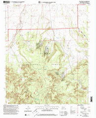 Black Peak New Mexico Historical topographic map, 1:24000 scale, 7.5 X 7.5 Minute, Year 1999