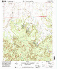 Black Peak New Mexico Historical topographic map, 1:24000 scale, 7.5 X 7.5 Minute, Year 1999