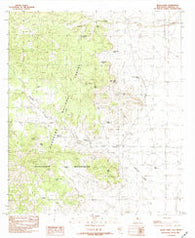 Black Point New Mexico Historical topographic map, 1:24000 scale, 7.5 X 7.5 Minute, Year 1982
