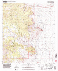 Black Point New Mexico Historical topographic map, 1:24000 scale, 7.5 X 7.5 Minute, Year 1998