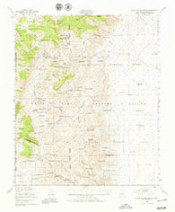 Black Top Mountain New Mexico Historical topographic map, 1:62500 scale, 15 X 15 Minute, Year 1948