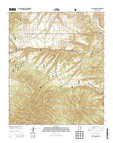 Black Mountain New Mexico Historical topographic map, 1:24000 scale, 7.5 X 7.5 Minute, Year 2013