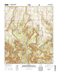 Black Peak New Mexico Historical topographic map, 1:24000 scale, 7.5 X 7.5 Minute, Year 2013