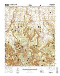 Black Peak New Mexico Current topographic map, 1:24000 scale, 7.5 X 7.5 Minute, Year 2017