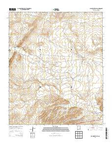 Blackwater Hill New Mexico Historical topographic map, 1:24000 scale, 7.5 X 7.5 Minute, Year 2013