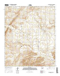 Blackwater Hill New Mexico Current topographic map, 1:24000 scale, 7.5 X 7.5 Minute, Year 2017