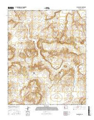 Blaines Lake New Mexico Current topographic map, 1:24000 scale, 7.5 X 7.5 Minute, Year 2017