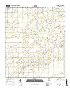 Blakemore Well New Mexico Current topographic map, 1:24000 scale, 7.5 X 7.5 Minute, Year 2017