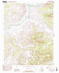 Blanco New Mexico Historical topographic map, 1:24000 scale, 7.5 X 7.5 Minute, Year 1985