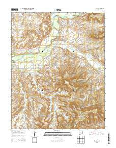 Blanco New Mexico Current topographic map, 1:24000 scale, 7.5 X 7.5 Minute, Year 2013