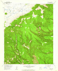 Bland New Mexico Historical topographic map, 1:24000 scale, 7.5 X 7.5 Minute, Year 1953