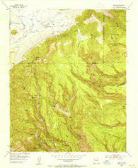 Bland New Mexico Historical topographic map, 1:24000 scale, 7.5 X 7.5 Minute, Year 1953