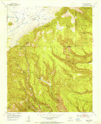 Bland New Mexico Historical topographic map, 1:24000 scale, 7.5 X 7.5 Minute, Year 1953