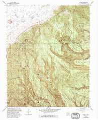 Bland New Mexico Historical topographic map, 1:24000 scale, 7.5 X 7.5 Minute, Year 1953