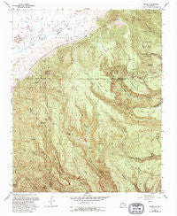 Bland New Mexico Historical topographic map, 1:24000 scale, 7.5 X 7.5 Minute, Year 1953