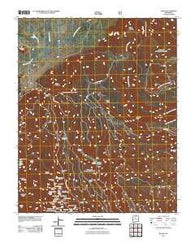 Bland New Mexico Historical topographic map, 1:24000 scale, 7.5 X 7.5 Minute, Year 2011