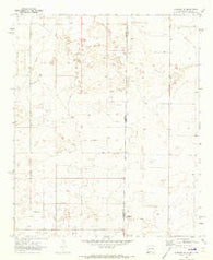Bledsoe NE New Mexico Historical topographic map, 1:24000 scale, 7.5 X 7.5 Minute, Year 1970