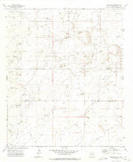 Bledsoe SW New Mexico Historical topographic map, 1:24000 scale, 7.5 X 7.5 Minute, Year 1972