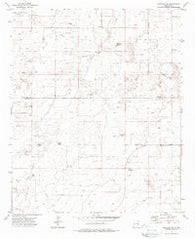 Bledsoe SW New Mexico Historical topographic map, 1:24000 scale, 7.5 X 7.5 Minute, Year 1972