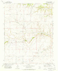 Blind Gap New Mexico Historical topographic map, 1:24000 scale, 7.5 X 7.5 Minute, Year 1973