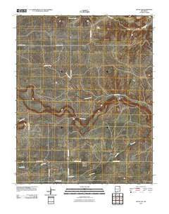 Blind Gap New Mexico Historical topographic map, 1:24000 scale, 7.5 X 7.5 Minute, Year 2010