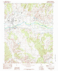 Bloomfield New Mexico Historical topographic map, 1:24000 scale, 7.5 X 7.5 Minute, Year 1985