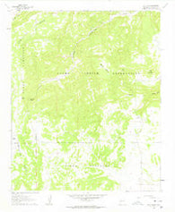 Blue Mesa New Mexico Historical topographic map, 1:24000 scale, 7.5 X 7.5 Minute, Year 1961