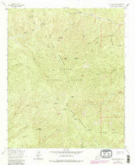 Blue Mountain New Mexico Historical topographic map, 1:24000 scale, 7.5 X 7.5 Minute, Year 1964