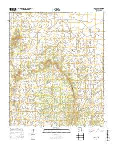 Blue Hills New Mexico Historical topographic map, 1:24000 scale, 7.5 X 7.5 Minute, Year 2013