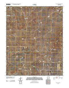 Blue Hole New Mexico Historical topographic map, 1:24000 scale, 7.5 X 7.5 Minute, Year 2010