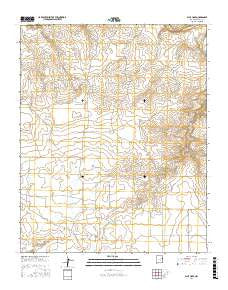 Blue Hole New Mexico Current topographic map, 1:24000 scale, 7.5 X 7.5 Minute, Year 2017