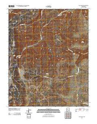 Blue Mesa New Mexico Historical topographic map, 1:24000 scale, 7.5 X 7.5 Minute, Year 2010
