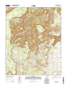 Blue Mesa New Mexico Historical topographic map, 1:24000 scale, 7.5 X 7.5 Minute, Year 2013