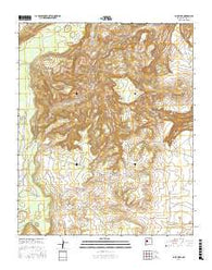 Blue Mesa New Mexico Current topographic map, 1:24000 scale, 7.5 X 7.5 Minute, Year 2017