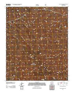 Blue Mountain New Mexico Historical topographic map, 1:24000 scale, 7.5 X 7.5 Minute, Year 2011