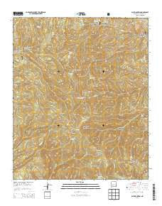 Blue Mountain New Mexico Historical topographic map, 1:24000 scale, 7.5 X 7.5 Minute, Year 2013