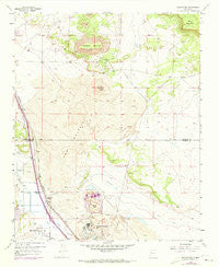 Bluewater New Mexico Historical topographic map, 1:24000 scale, 7.5 X 7.5 Minute, Year 1957