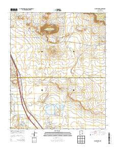 Bluewater New Mexico Current topographic map, 1:24000 scale, 7.5 X 7.5 Minute, Year 2013