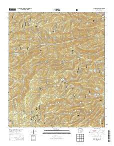 Bluff Springs New Mexico Historical topographic map, 1:24000 scale, 7.5 X 7.5 Minute, Year 2013
